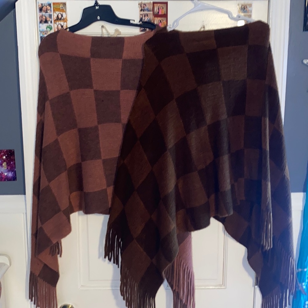 NWOT: Two for 1 ponchos!!!